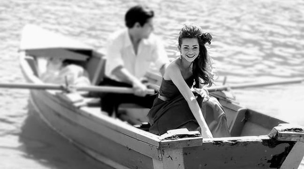 Couple in a boat
