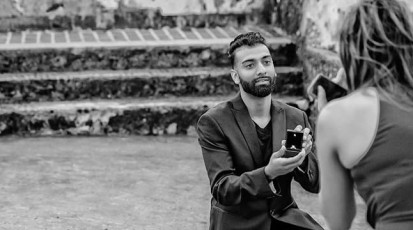 Surprise proposal session at El Morro Castle in Old San Juan