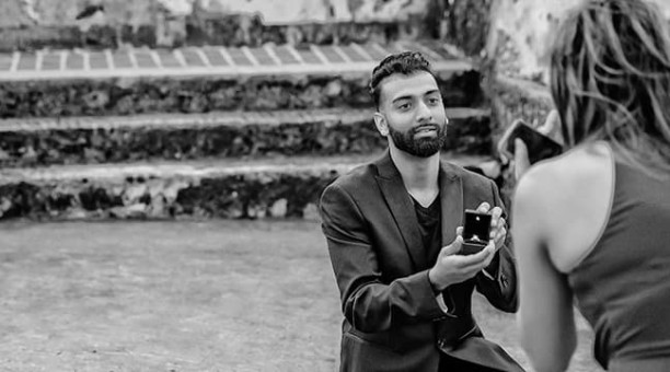 Surprise proposal session at El Morro Castle in Old San Juan