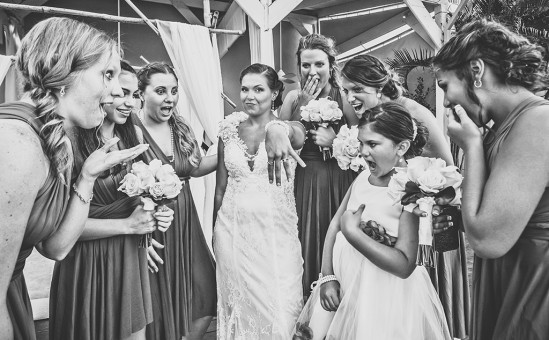 Let me see your ring bridal party at Courtyard by Marriott