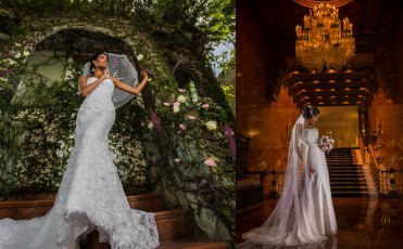 Editorial shot wedding magazine at Fairmont El San Juan Hotel