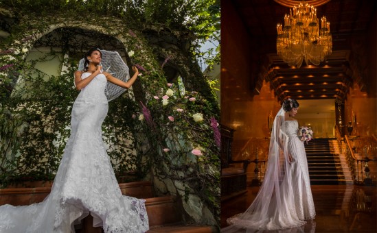 Editorial shot wedding magazine at Fairmont El San Juan Hotel
