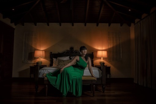 Bride in the room at Dorado Ritz Reserve