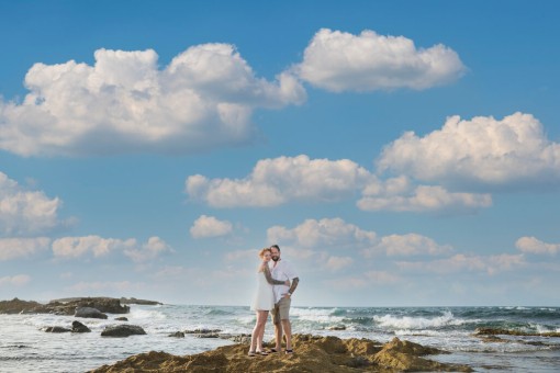 Engagement session in Escambron Beach