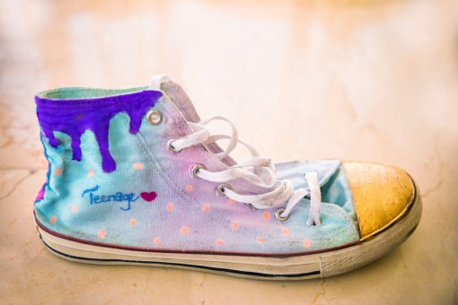Converse snickers with personal touch