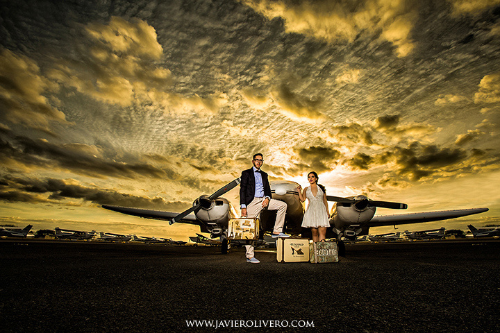 Isla Grande Airport, Sunset