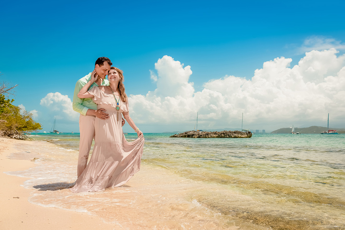 Olga & Javier 20th wedding anniversary-En altamar- Cayo Icacos-Fajardo-186