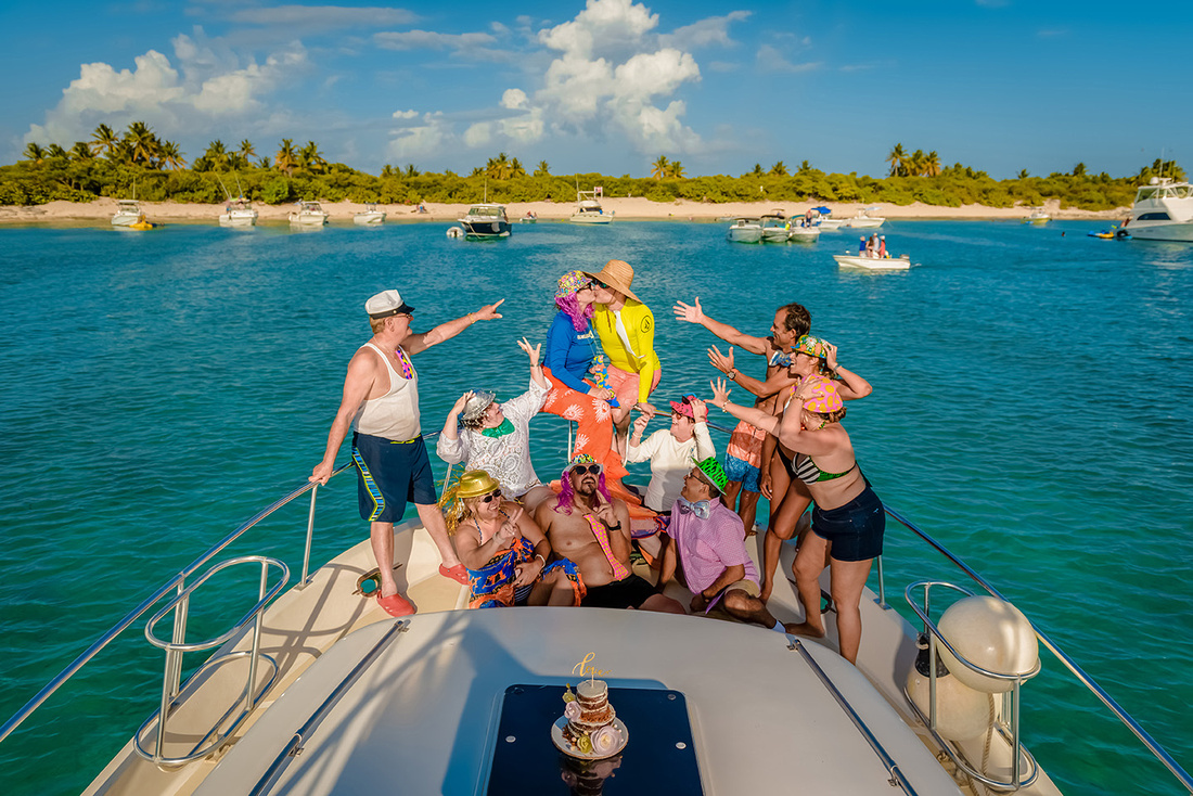 Olga & Javier 20th wedding anniversary-En altamar- Cayo Icacos-Fajardo-232